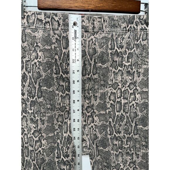 Spanx Women's Taupe Snakeskin Print Jean-ish Legging Pants Size 1X Tummy Control - Picture 8 of 9